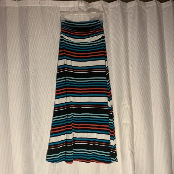 Multicolored Striped Skirt - Picture 2 of 6